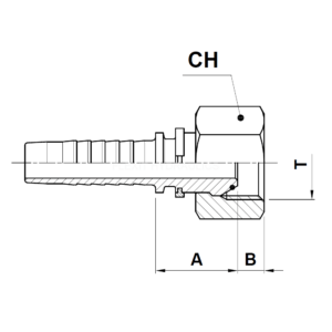 slangkoppling BSP o-ring