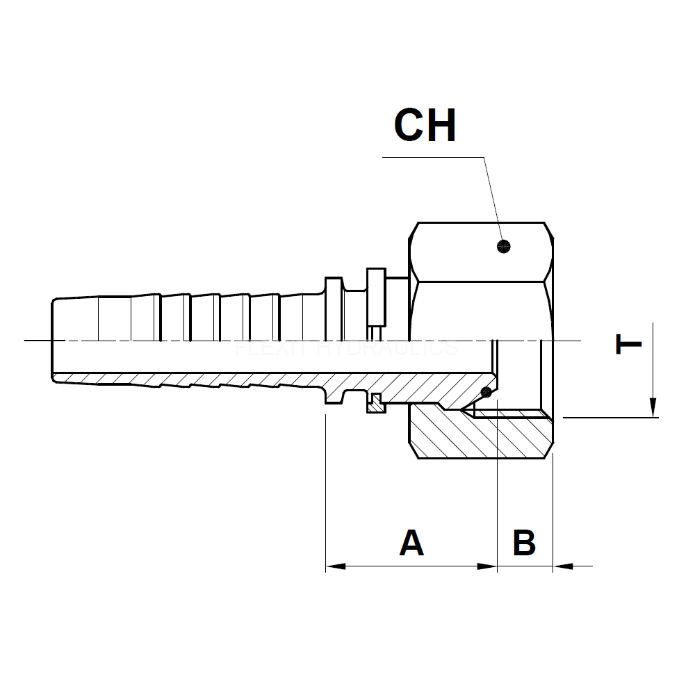 slangkoppling BSP o-ring