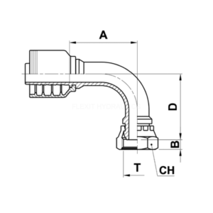 slangkoppling 90 BSP invändig j-serie