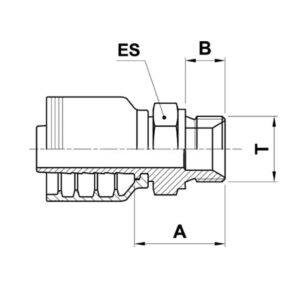 mb10j bsp rörgänga SLANGKOPPLINGAR HYDRAULSLANG 4 STÅL