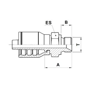 mb10k slangkoppling presskoppling hydraulslang