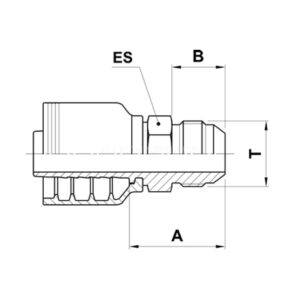 MJ10J JIC SLANGKOPPLING HYDRAULSLANG