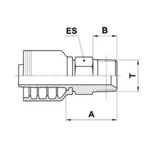 mt10j slangkoppling hydraulslang NPT