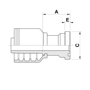 AY1CJ supercat CAT slangkoppling hydraulslang