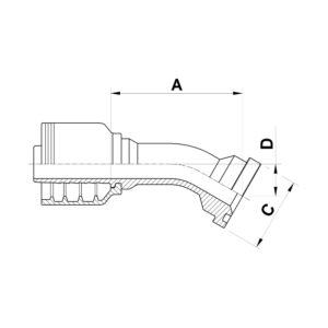 AY30J SAE6000 SLANGKOPPLING HYDRAULSLANG