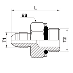 adapter jic-metrisk