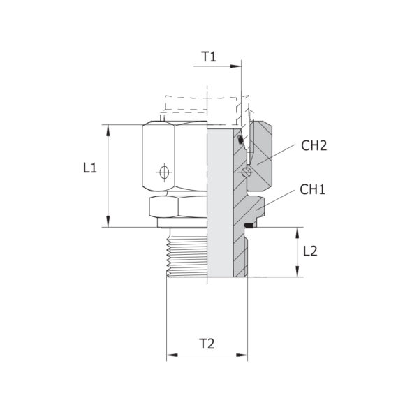 Adapter Rak DIN IR-UF
