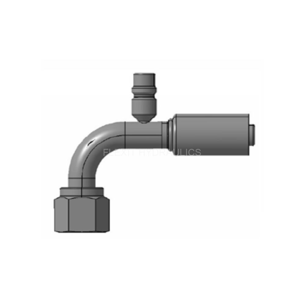 Inv 90° O-ring AC-koppling