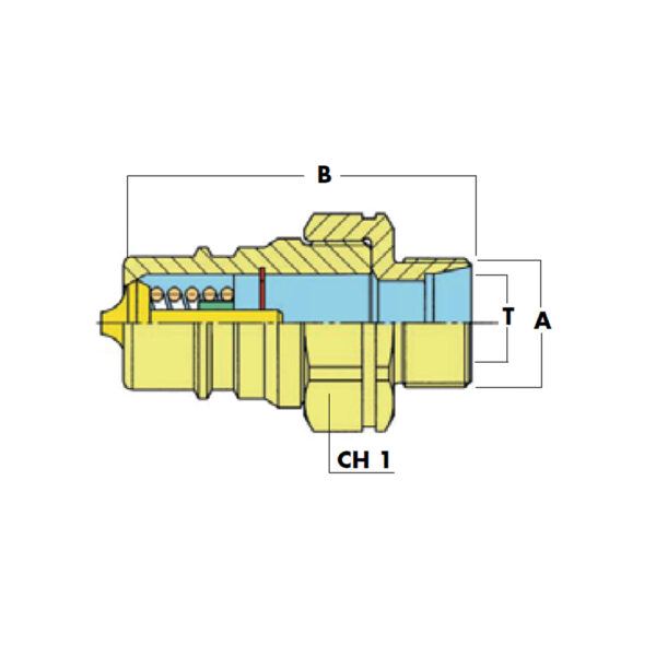 intertraco AM11-12L AM11-12S qrc iso-a iso-b snabbkoppling